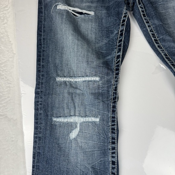 Salvage Supply Co for Buckle Mayhem Straight Fit  Jeans Men 34x32 - Picture 11 of 15